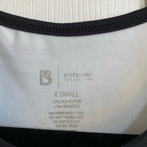 BuffBunny Aurora Crop Top in Black Marble - Picture 4 of 4